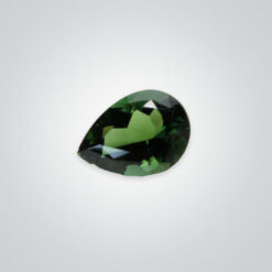 Synthetic Gemstones Green Tourmaline# 149, Pear