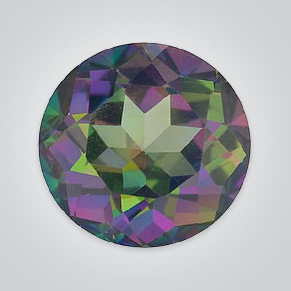 Natural Mystic Topaz, Round