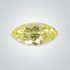 Lab Created Pulled Czochralski Yellow Sapphire, Marquise