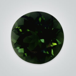 Synthetic Gemstones Dark Green Tourmaline# 152, Round
