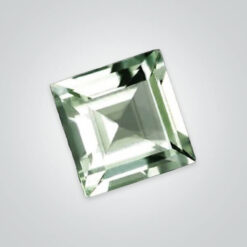 Natural Green Amethyst (Prasiolite), Square