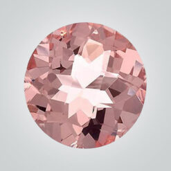 Natural Morganite (Peach Color), Round