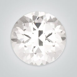 Natural White Topaz, Round