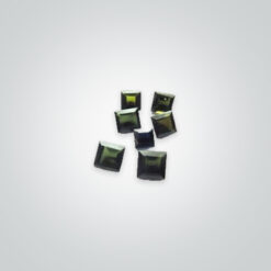 Synthetic Gemstones Dark Green Tourmaline# 152, Square