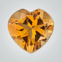 Natural Citrine AAA, Heart