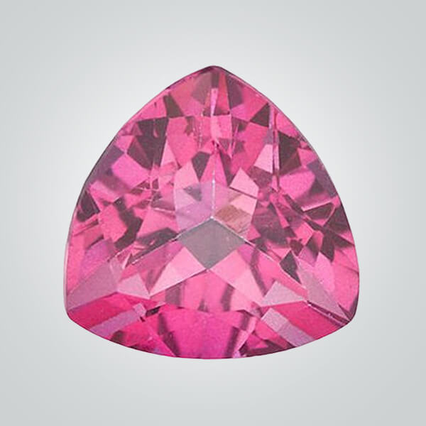 Natural Pink Topaz, Trillion