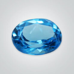Natural Swiss Blue Topaz, Oval