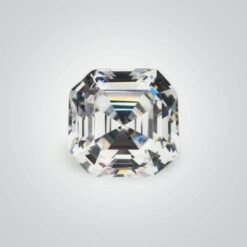 Cubic Zirconia White AAA, Asscher