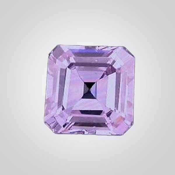 Cubic Zirconia Lavender, Asscher