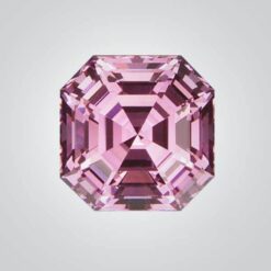 Cubic Zirconia Pink, Asscher