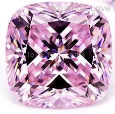 Cubic Zirconia Rose Pink