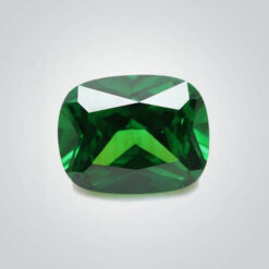 Cubic Zirconia Green, Cushion
