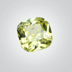 Cubic Zirconia Peridot, Cushion