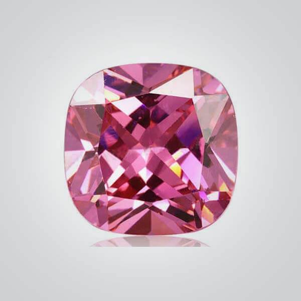 Cubic Zirconia Pink, Cushion