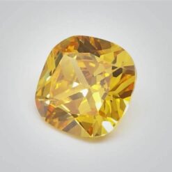 Cubic Zirconia Yellow, Cushion