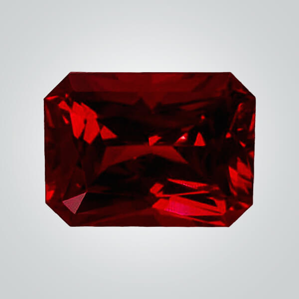 Lab Created Garnet# 8, Octagon