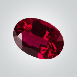 Lab Created Garnet# 8, Oval