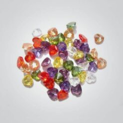 Cubic Zirconia Multi-Color Mixed Lot Normal, Heart