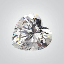 Cubic Zirconia White AAA, Heart