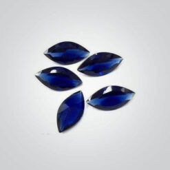Cubic Zirconia Blue Sapphire, Marquise