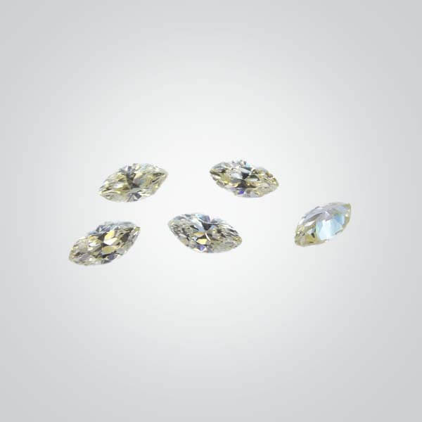 Cubic Zirconia Canary Yellow AAA, Marquise