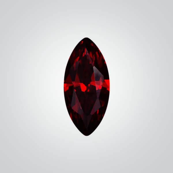 Cubic Zirconia Garnet, Marquise