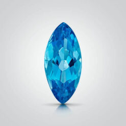 Cubic Zirconia Swiss Blue Topaz, Marquise