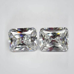 Cubic Zirconia White AAA, Octagon