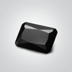 Cubic Zirconia Black, Octagon