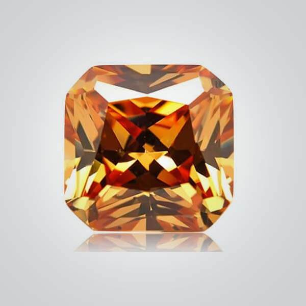 Cubic Zirconia Champagne, Octagon