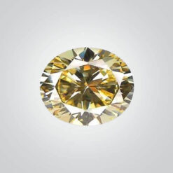 Cubic Zirconia Canary Yellow AAA, Oval