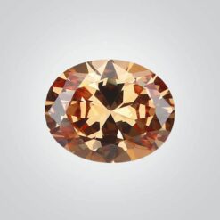 Cubic Zirconia Champagne, Oval