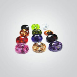 Cubic Zirconia Multi-Color Mixed Lot Normal, Oval