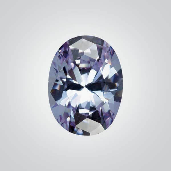 Cubic Zirconia Lavender, Oval