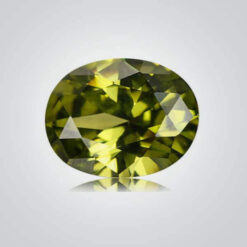 Cubic Zirconia Olive, Oval