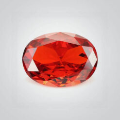 Cubic Zirconia Orange, Oval