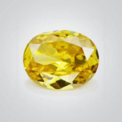 Cubic Zirconia Yellow, Oval