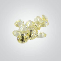 Cubic Zirconia Canary Yellow 6A, Oval