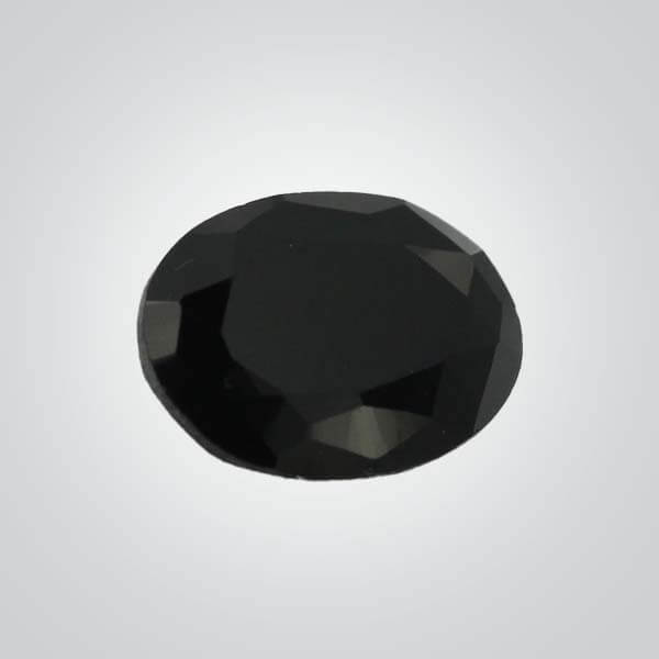 Cubic Zirconia Black, Oval