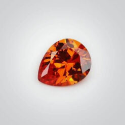 Cubic Zirconia Orange, Pear