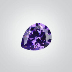 Cubic Zirconia Violet, Pear