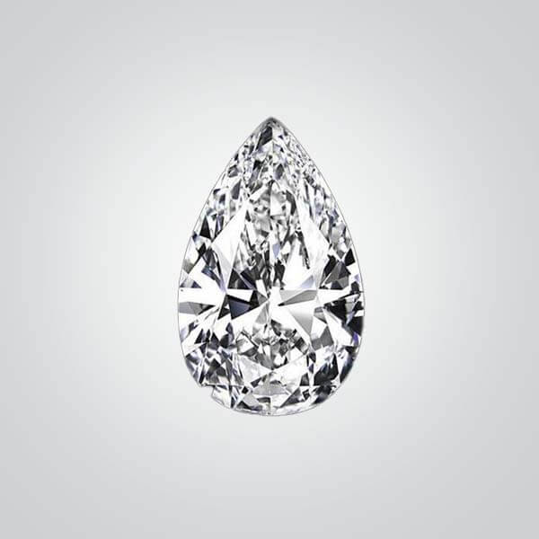 Cubic Zirconia White AAA, Pear