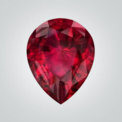 Lab Created Hydrothermal Ruby, Pear