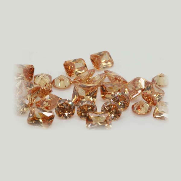 Cubic Zirconia Champagne, Radiant
