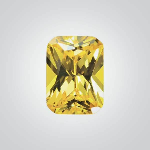 Cubic Zirconia Yellow, Radiant