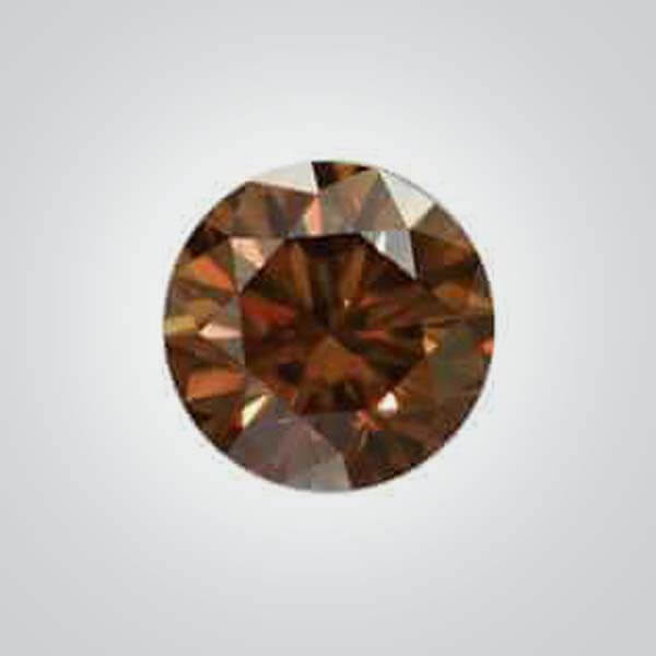 Cubic Zirconia Brown, Round