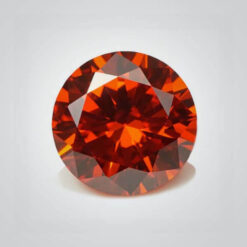 Cubic Zirconia Orange, Round