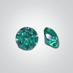 Cubic Zirconia Teal, Round