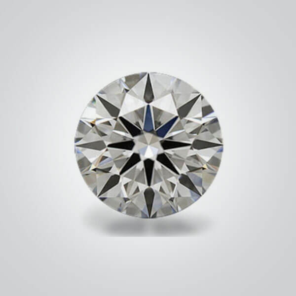 Cubic Zirconia White Hearts & Arrows, Round