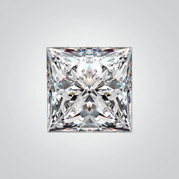 Cubic Zirconia White 6A, Square